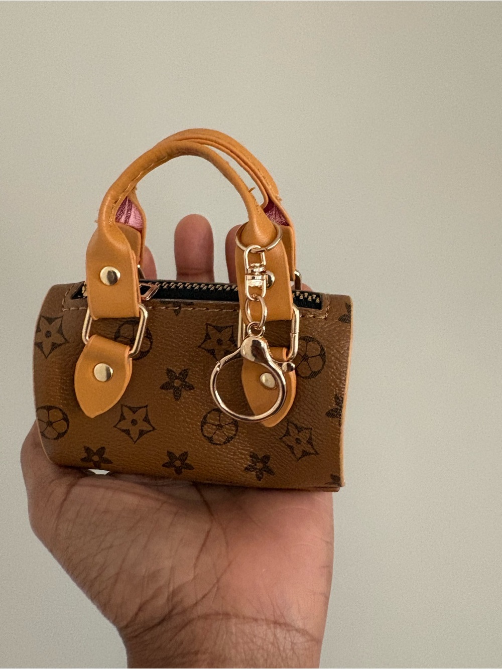 Luxury-Inspired Mini Bag Key Chain/Bag Charm